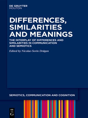 cover image of Differences, Similarities and Meanings